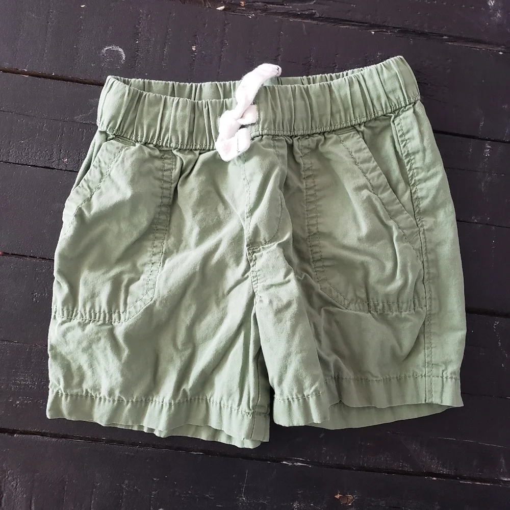Carter's Baby Boy 18 Months Green Pull On Shorts
